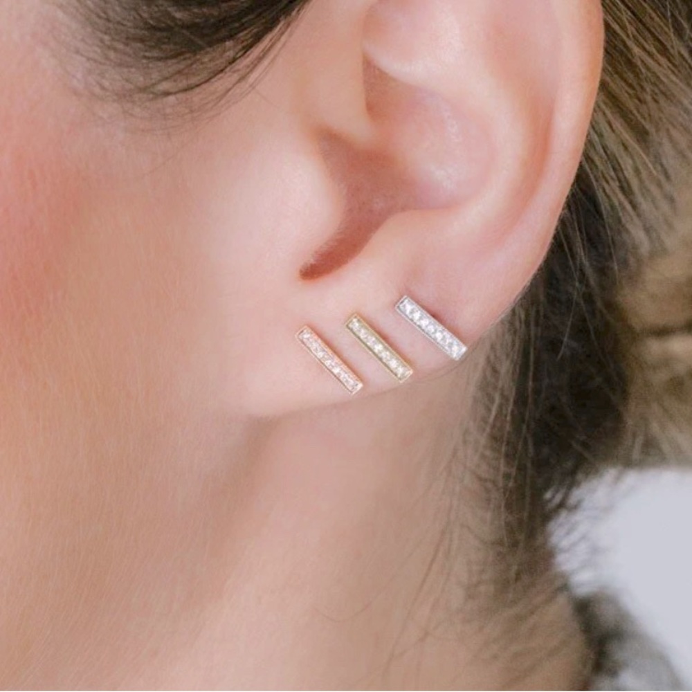 Dana Rebecca Sylvie Rose Bar Studs